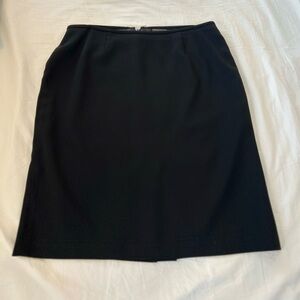 Elegant Black Vintage Liz Claiborne Pencil Skirt
